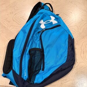 Under Armour Men's Backpack in Blue and Black